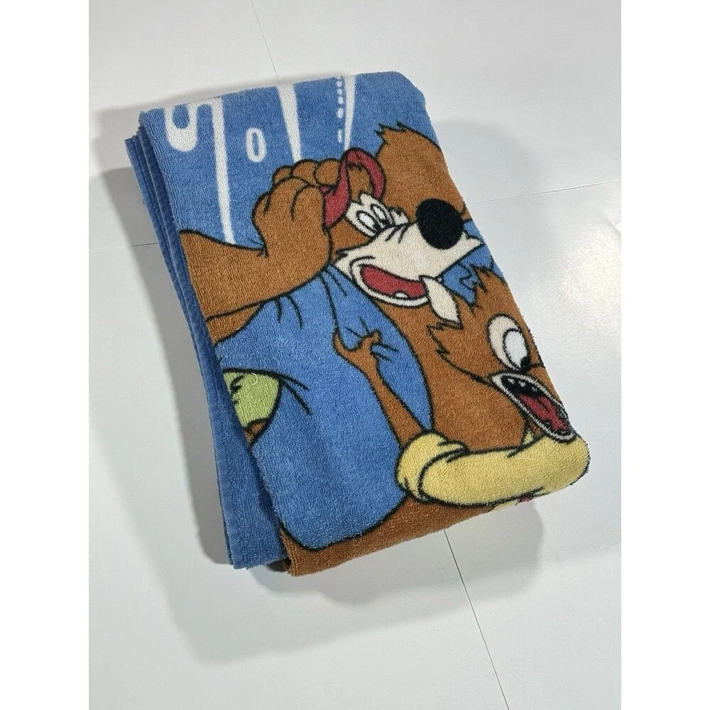 VTG 80s Splash Mountain Beach Towel Walt Disney World Cast Member Exclusive RARE